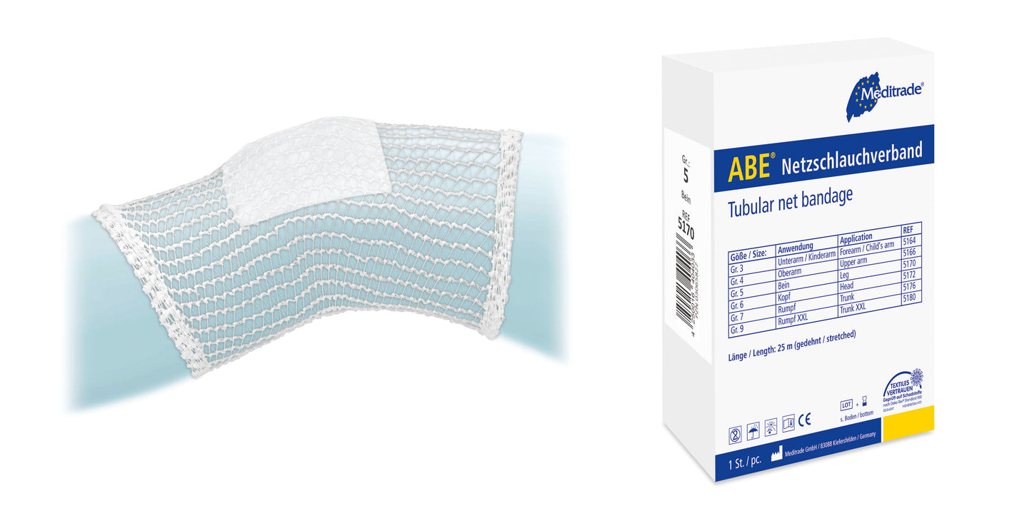 ABE® mesh tube bandage, 2,2 cm x 25 m, underarm | Pakke (1 stk)