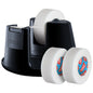 tesafilm Tischabroller compact + 3 Rollen Invisible, schwarz