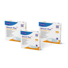 Hartmann Zetuvit Plus Silikonekant 8x8cm P10 | Pakke (10 stk.)