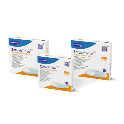 Zetuvit Plus Silikone Border Sacr 23x23 | Pakke (10 stk.)