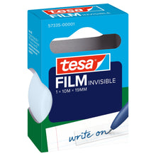 tesafilm INVISIBLE, mat hvid, i hængende foldeæske, 10 m x 19 mm