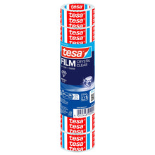 tesafilm CRYSTAL CLEAR, gennemsigtig, krystalklar, 10 m x 19 mm