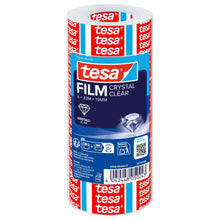tesafilm CRYSTAL CLEAR, gennemsigtig, krystalklar, 33 m x 19 mm