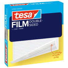 tesafilm DOUBLE-SIDED, gennemsigtig, 33 m x 19 mm
