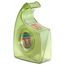 tesa HAND DISPENSER EASY CUT RECYCLED håndrulle, grøn, med tesafilm Clear Recycled 33 m x 19 mm