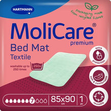 Udgået vare: MoliCare Pr Sengemåtte Tex 7T Flü 75x85 med vinger | Pakke (10 stk.)