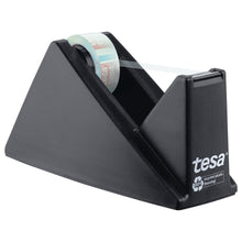 tesa DESK DISPENSER ECONOMY RECYCLED bordrulleholder med tesafilm CRYSTAL RECYCLED, gennemsigtig