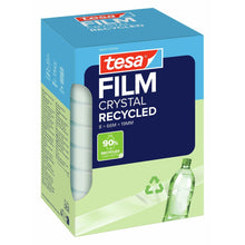 tesafilm CRYSTAL RECYCLED, 66 m x 19 mm, gennemsigtig