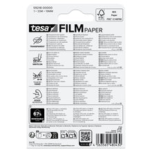 tesafilm PAPER, gennemsigtig, i blisterpakning, 33 m x 19 mm
