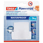 tesa Powerstrips Waterproof Duohaken Wave, weiß