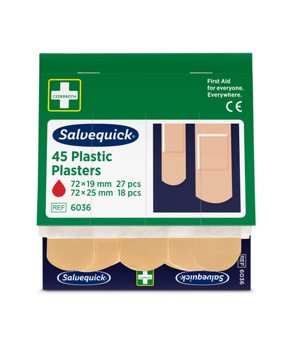 Plastplaster, 45 stk./refill  | Pakke (45 stk.)