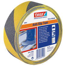 tesa Professional 60951 Anti-Rutschband schwarz/gelb, 15 m x 50 mm, schwarz-gelb