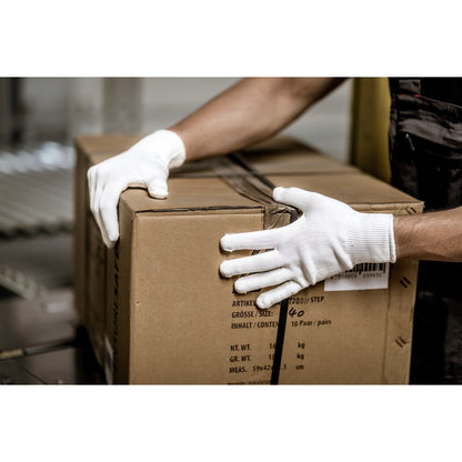 NITRAS strikkede handsker, hvide