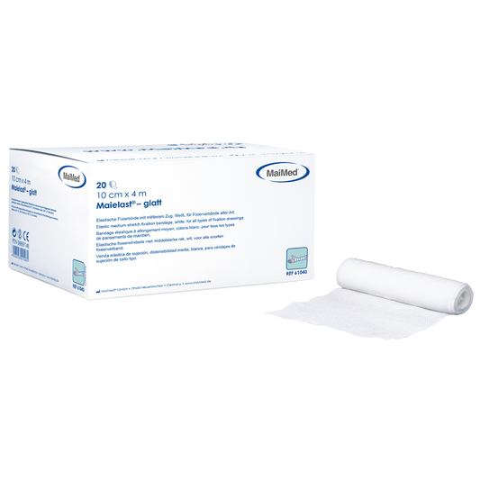 Maielast-glatte elastiske fikseringsbandager, 20 stk./æske