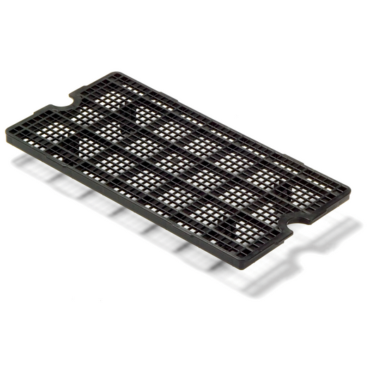 Numatisk skillesigte til spande, sort