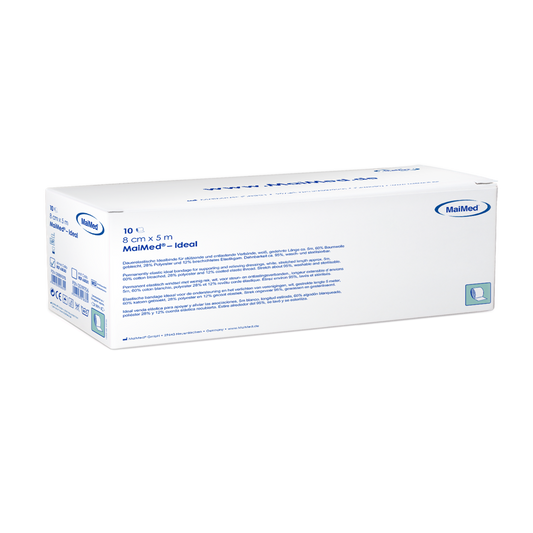 MaiMed-Ideal, uden cello, hvide permanent elastiske bandager