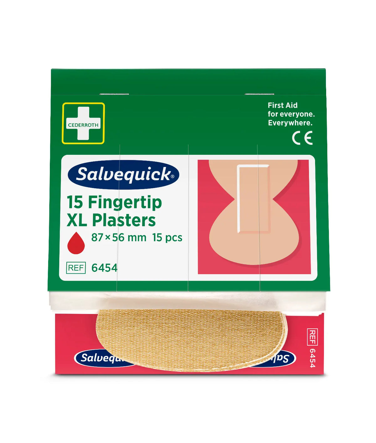 XL-tekstilplaster til fingerspidser, 15 stk./pakke  | Pakke (15 stk.)