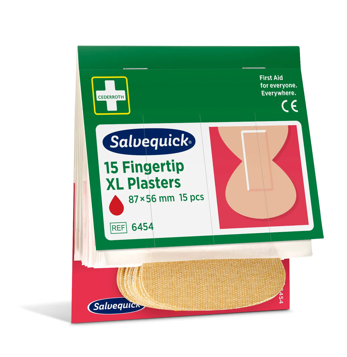 XL-tekstilplaster til fingerspidser, 15 stk./pakke  | Pakke (15 stk.)