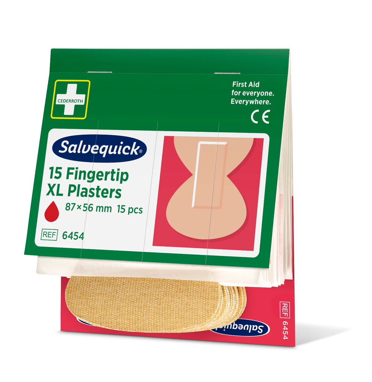 XL-tekstilplaster til fingerspidser, 15 stk./pakke  | Pakke (15 stk.)