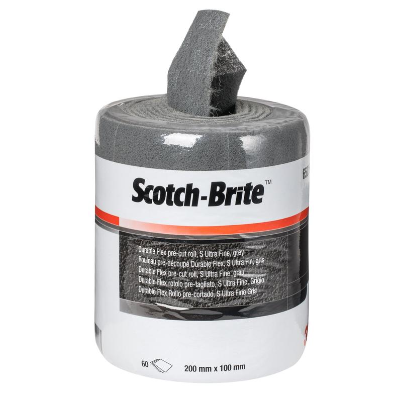 Scotch-Brite™ Durable Flex non-woven rulle DF-RL, 100 mm x 10 m, SiC UFN | Pakke (1 rulle)