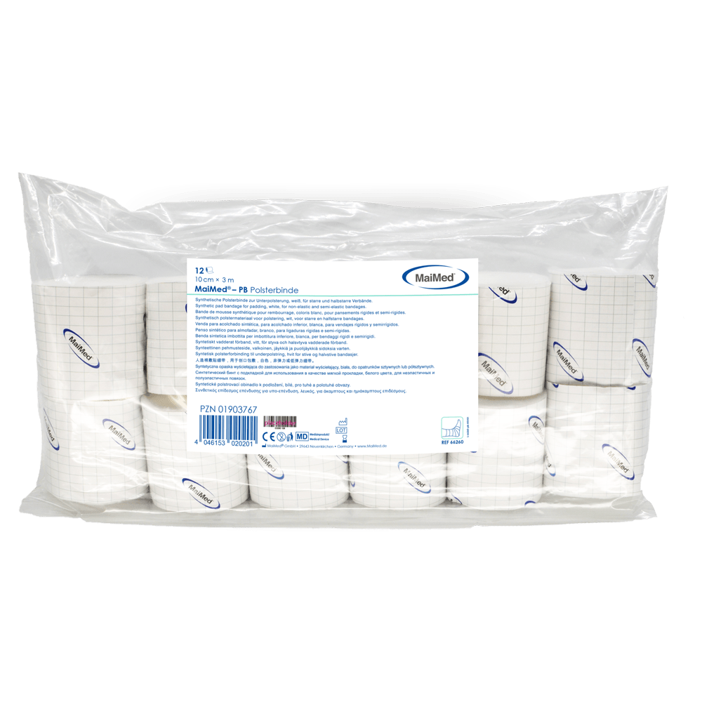 MaiMed-PB Syntetisk polstringsbandage á 12 stk/polypose