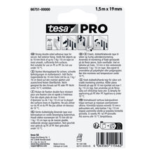tesa PRO 66751 Mounting Outdoor Klebeband, transparent 1,5 m x 19 mm