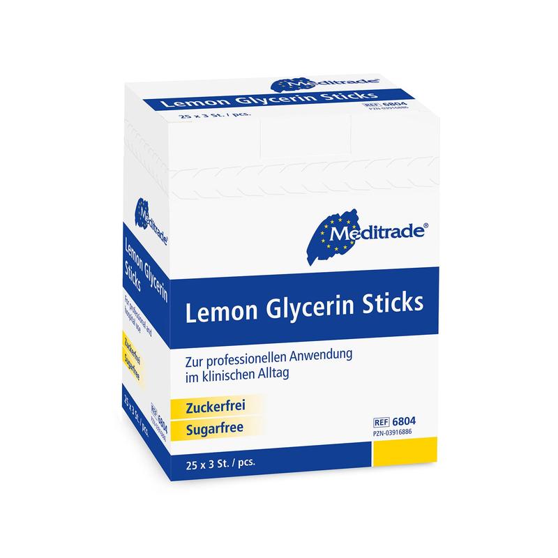 Meditrade Citron Glycerin Stick | Pakke (25 stk.)
