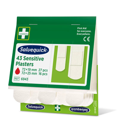 Følsomme plaster, 43 stk./refill (fleece)  | Pakke (43 stk.)
