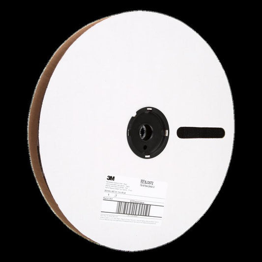 3M™ Hook Tape SJ3572 Sort - Aftagelige velcrolukninger