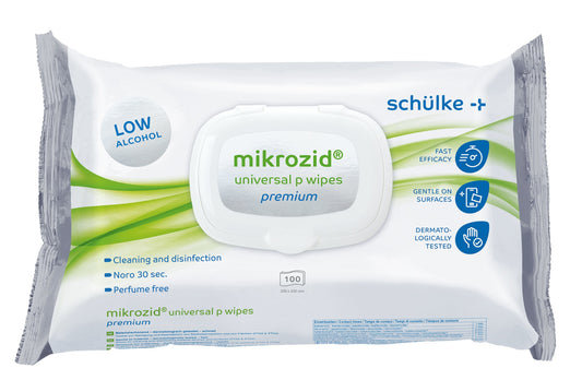 Schülke desinfektionsservietter mikrozid® universal p servietter premium - Premium | Pakke (100 servietter)