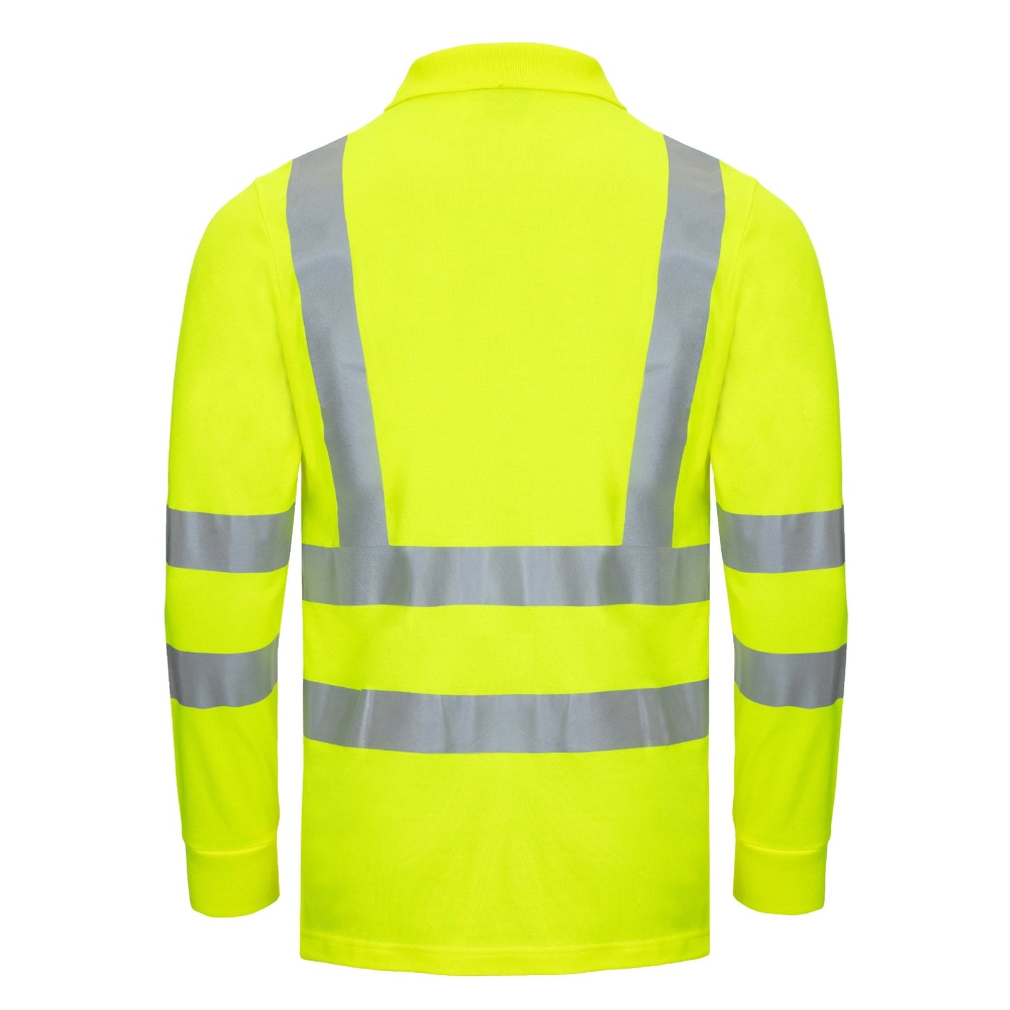 NITRAS MOTION TEX VIZ, langærmet poloshirt med høj synlighed