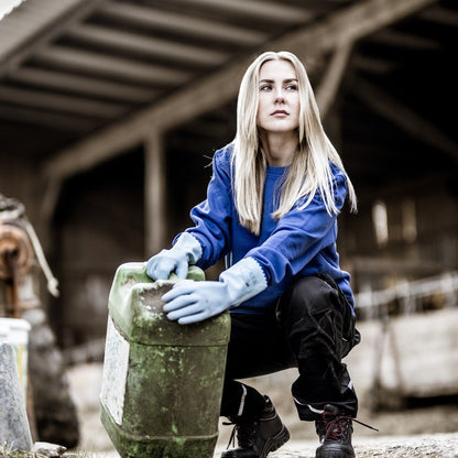 NITRAS BLUE POWER GRIP, kemikaliebeskyttelseshandsker, blå