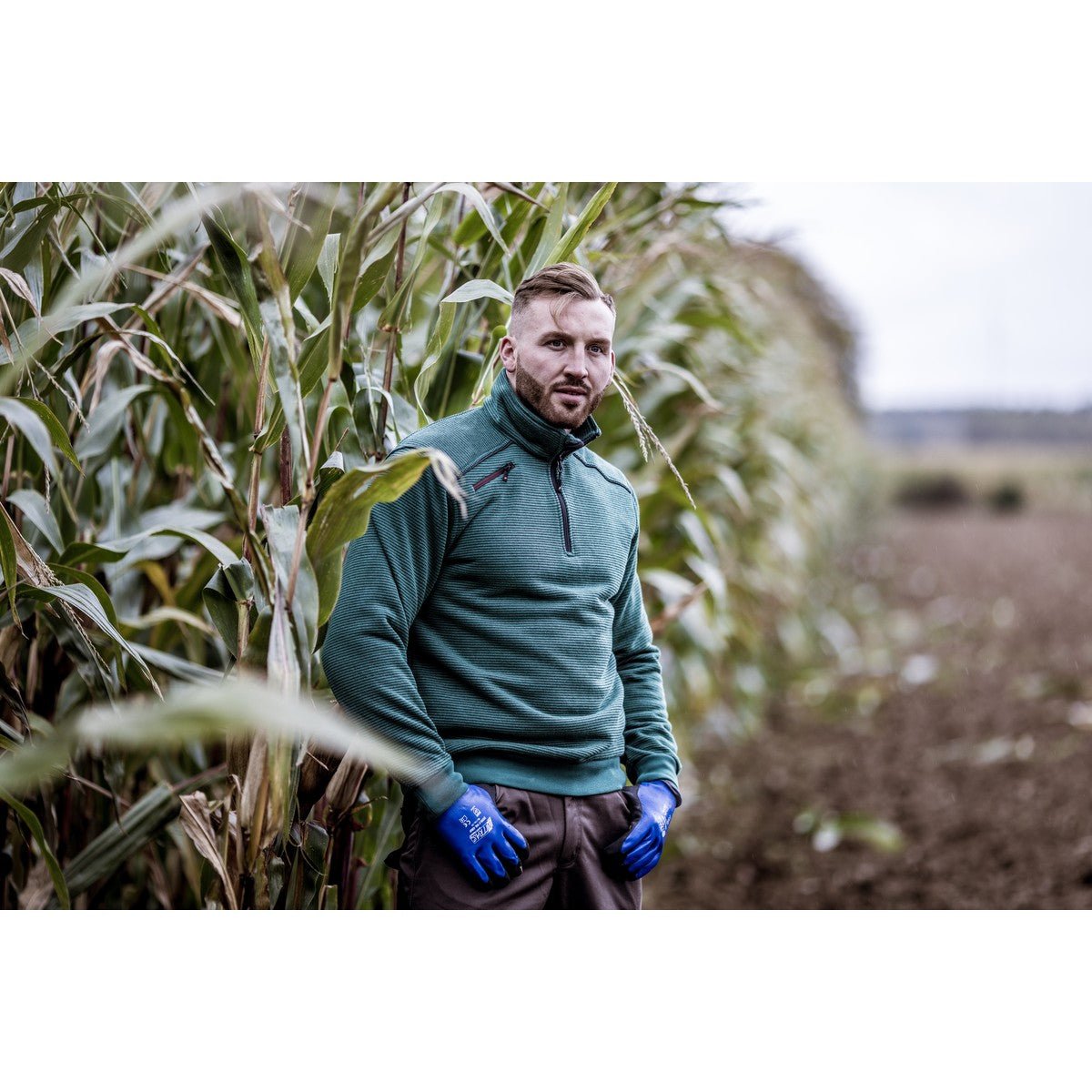NITRAS MOTION TEX PLUS, sweater, grøn