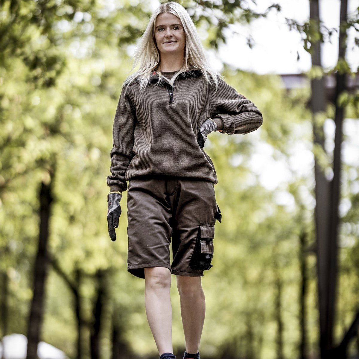 NITRAS MOTION TEX PLUS, sweater, brun