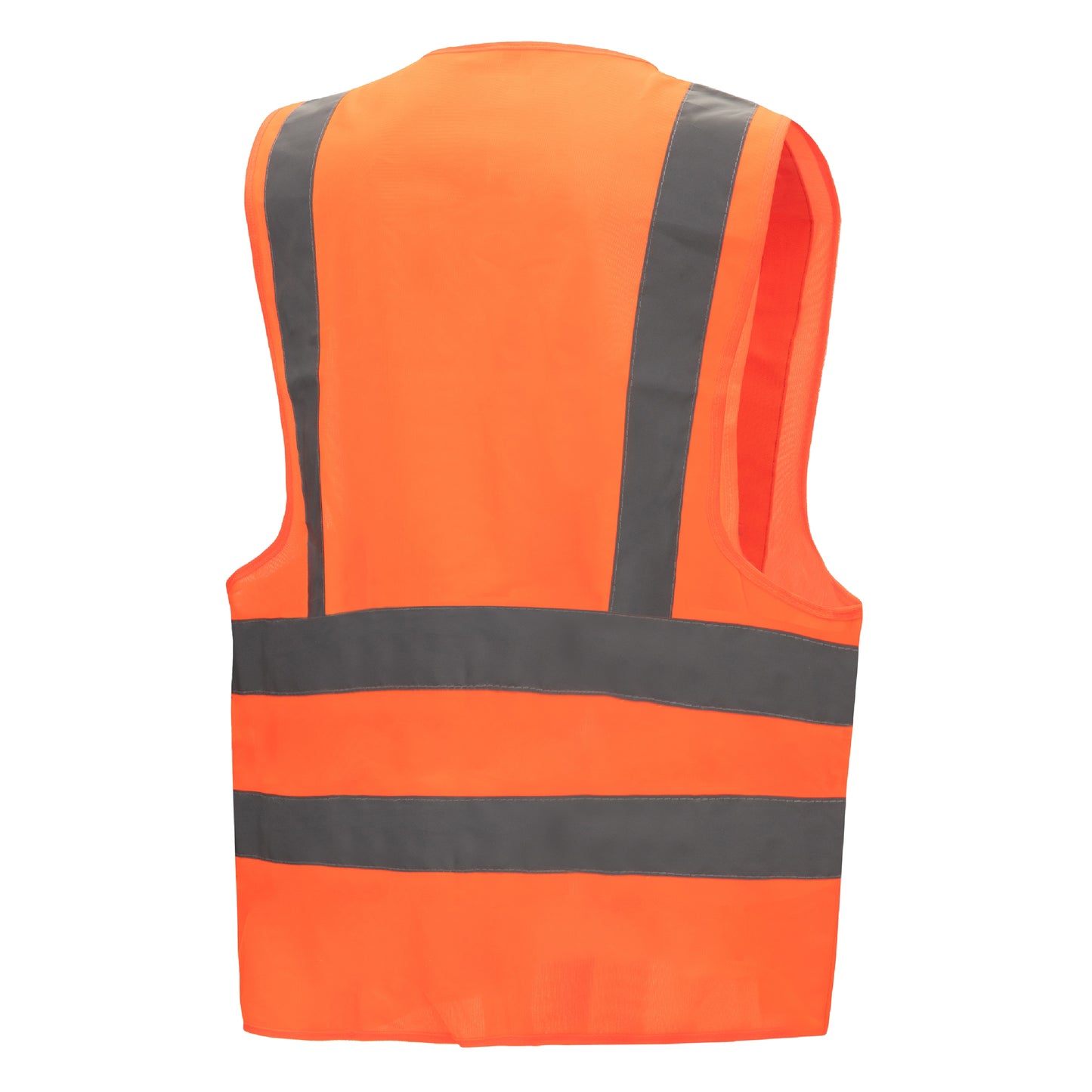 NITRAS højsynsvest, neon orange, EN ISO 13688, EN ISO 20471 Polyester: 100% | Pakke (1 stk.)