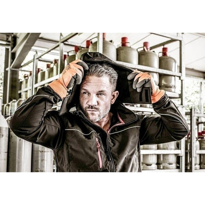 NITRAS aftagelig hætte, sort, OEKO-TEX polyester: 94%; Elastan: 6% | Pakke (1 stk.)