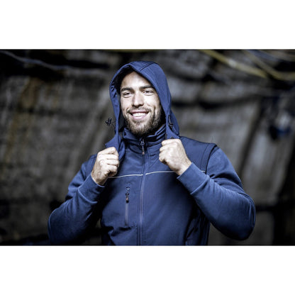 NITRAS aftagelig hætte, marineblå, OEKO-TEX polyester: 94%; Elastan: 6% | Pakke (1 stk.)