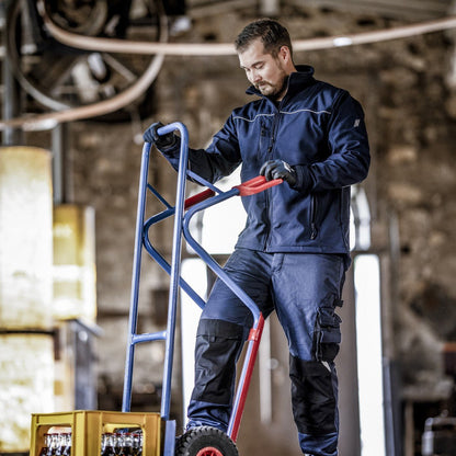 NITRAS MOTION TEX LIGHT, softshell-jakke, marineblå