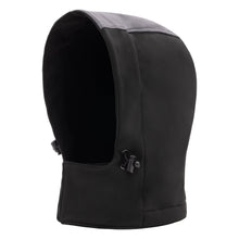 NITRAS aftagelig hætte, grå/sort, OEKO-TEX polyester: 94%; Elastan: 6% | Pakke (1 stk.)