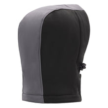 NITRAS aftagelig hætte, grå/sort, OEKO-TEX polyester: 94%; Elastan: 6% | Pakke (1 stk.)