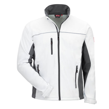 NITRAS MOTION TEX LIGHT, softshell jakke, hvid/grå
