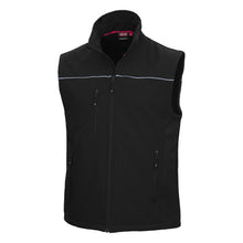 NITRAS MOTION TEX LIGHT, softshell vest, sort