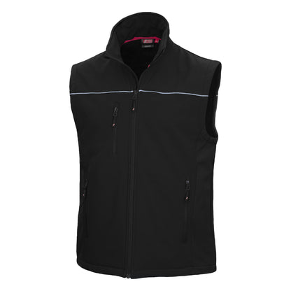 NITRAS MOTION TEX LIGHT, softshell vest, sort