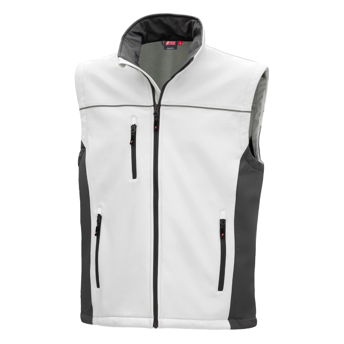 NITRAS MOTION TEX LIGHT, softshell vest, hvid/grå