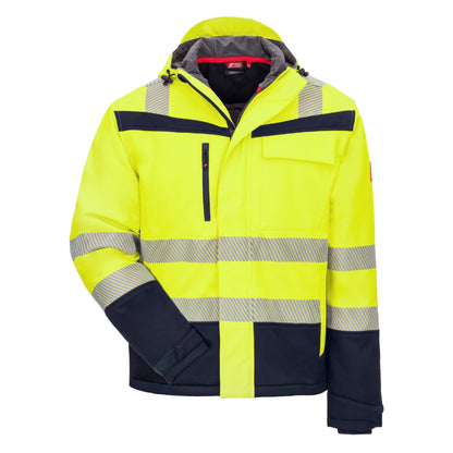 NITRAS MOTION TEX VIZ PLUS, vinter softshelljakke med høj synlighed