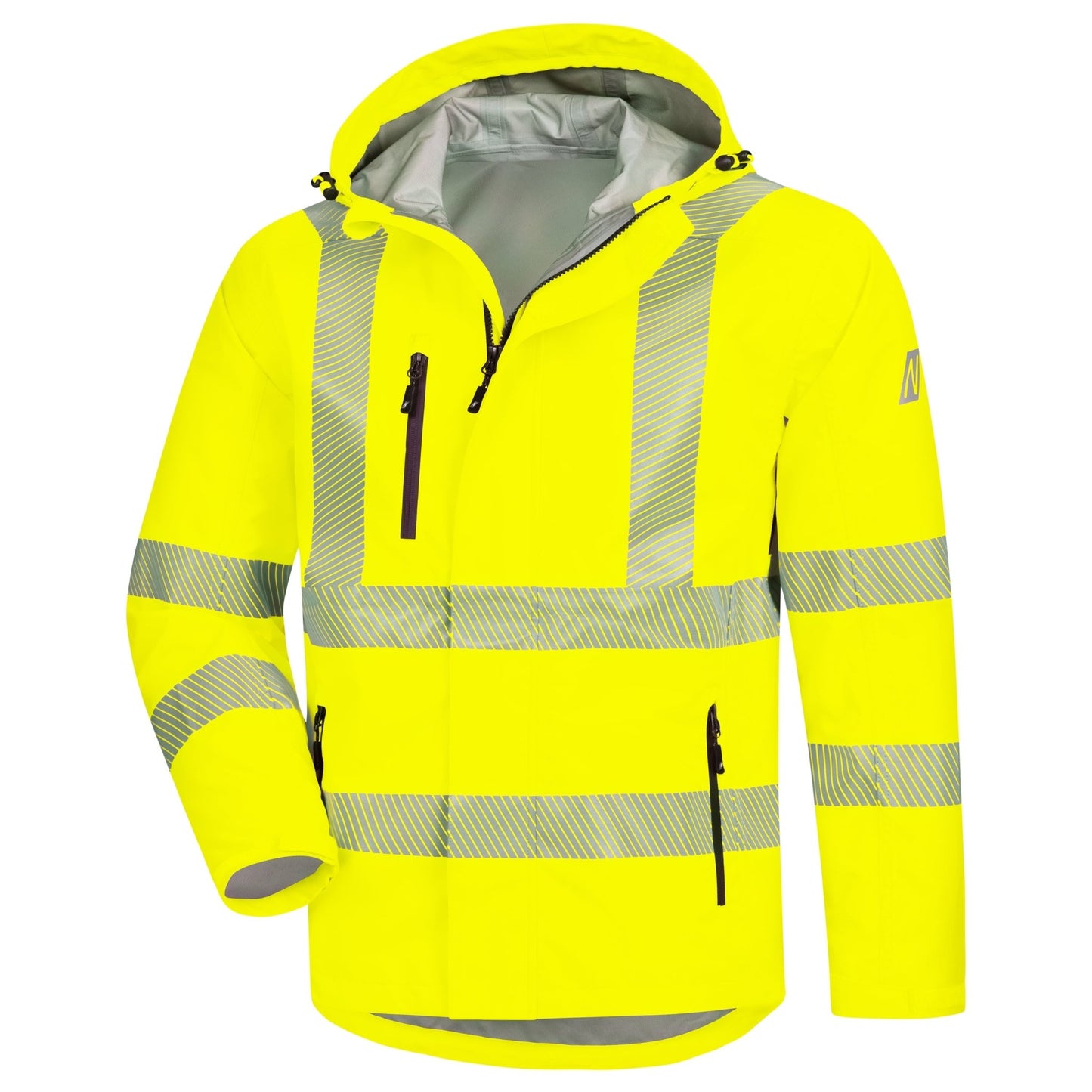 NITRAS MOTION TEX VIZ PLUS, højsyns regnjakke