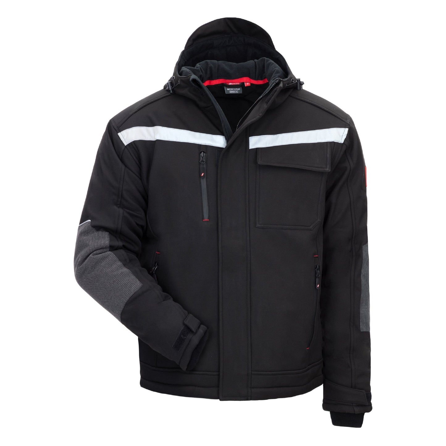 NITRAS MOTION TEX PLUS, vinterjakke, sort