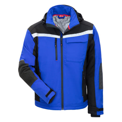 NITRAS MOTION TEX PLUS, softshell jakke, kongeblå/sort