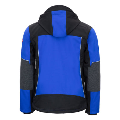 NITRAS MOTION TEX PLUS, softshell jakke, kongeblå/sort