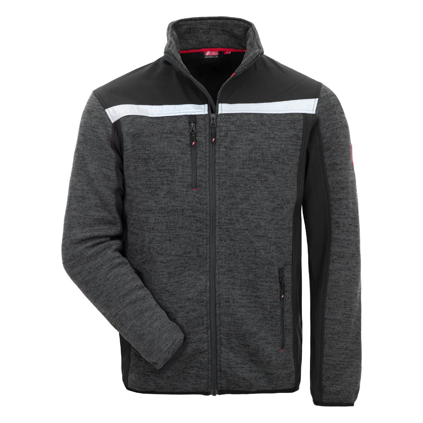 NITRAS MOTION TEX PLUS, strikket softshelljakke, sort